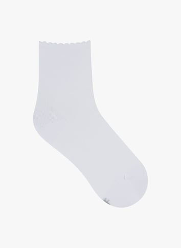 Halflange sokken | katoenblend BLEUFORET Wit
